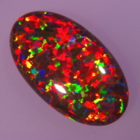 Synthetic Gilson Black Opal