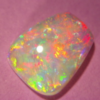 Red-multicolour Opal